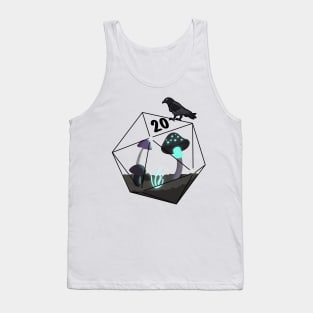 Mushrooms & Raven d20 Tank Top